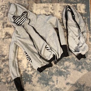 Baby carrier zip hoodie